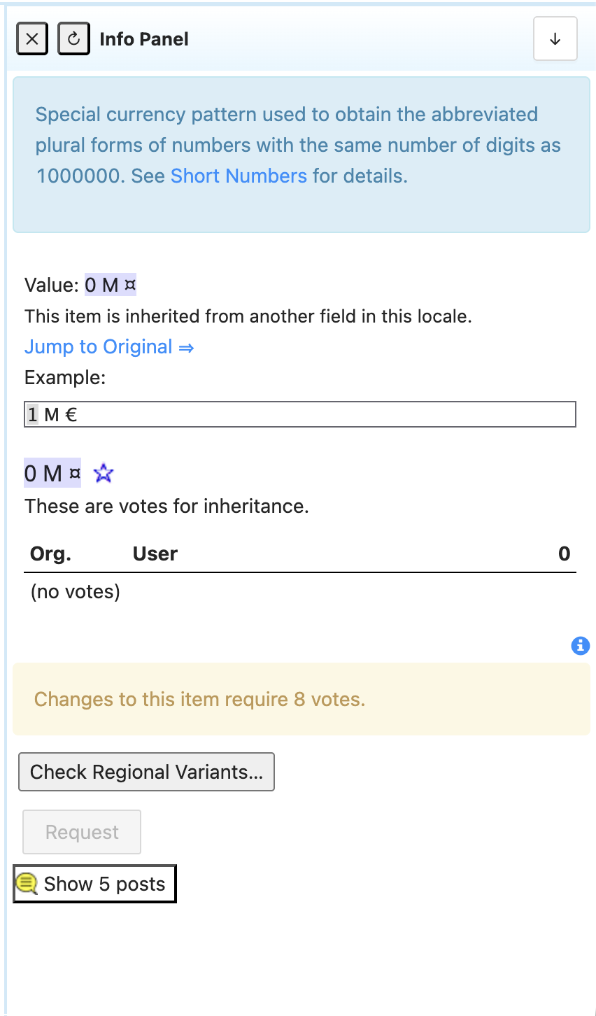 Example of what the Info Panel looks like